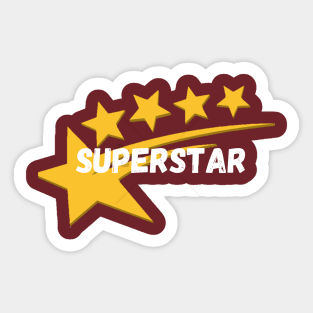 superstar Sticker